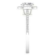 Load image into Gallery viewer, 1.25 ctw Oval Halo Engagement Ring