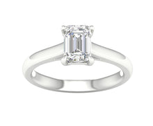 Load image into Gallery viewer, 1.5 ctw Emerald cut Solitaire Ring