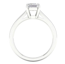 Load image into Gallery viewer, 1.5 ctw Emerald cut Solitaire Ring