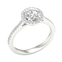 Load image into Gallery viewer, 1.75 ctw Round Brilliant Halo Engagement Ring