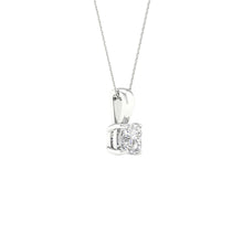 Load image into Gallery viewer, 1 ctw Cushion Solitaire Pendant Necklace