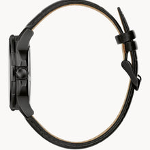 Load image into Gallery viewer, Black Leather Strap Men's Watch