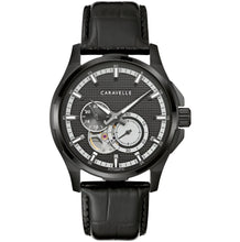 Load image into Gallery viewer, Black Leather Strap Men's Watch