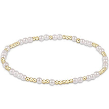 Load image into Gallery viewer, Hope Pearl Pattern 3mm Bead Bracelet