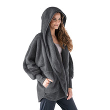 Load image into Gallery viewer, Comfort Zone Cardigan- Charcoal