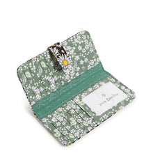 Load image into Gallery viewer, Daisies White RFID Finley Wallet