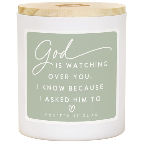 God Is Watching Candle
