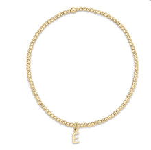 Load image into Gallery viewer, Classic Gold 2mm Bead Bracelet - Respect Gold Charm, Asst