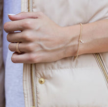 Load image into Gallery viewer, Classic Gold 2mm Bead Bracelet - Respect Gold Charm, Asst