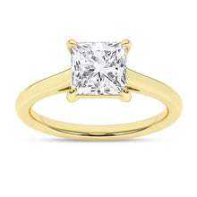 Load image into Gallery viewer, 2 ctw Princess Solitaire Ring