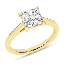 Load image into Gallery viewer, 2 ctw Princess Solitaire Ring