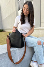 Load image into Gallery viewer, Lyla Vegan Bucket Bag- Dark Pink