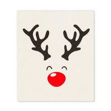 Load image into Gallery viewer, Rudolph & Names Dishcloths, Set of 2