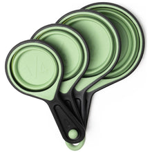 Load image into Gallery viewer, Krumbs Kitchen Silicone Collapsible Measuring Cups 4pcs Set- 3 asst