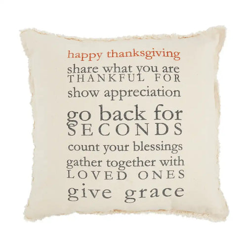 Thanksgiving Rules Throw Pillow