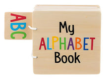 Load image into Gallery viewer, Wooden ABC Book