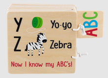 Load image into Gallery viewer, Wooden ABC Book