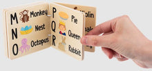 Load image into Gallery viewer, Wooden ABC Book