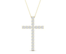 Load image into Gallery viewer, Cross Pendant 1.00 carat