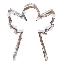 Load image into Gallery viewer, Nested White Wash Angel Figurine, 3 Piece Set