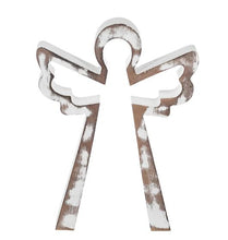 Load image into Gallery viewer, Nested White Wash Angel Figurine, 3 Piece Set