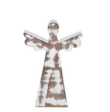 Load image into Gallery viewer, Nested White Wash Angel Figurine, 3 Piece Set