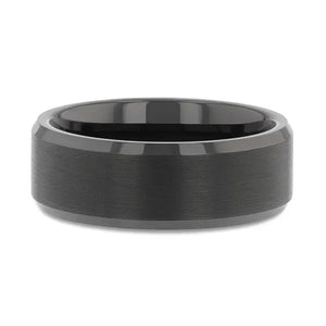 Elise Black Tungsten Ring