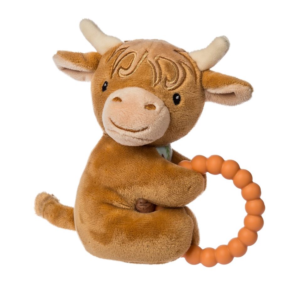 Hetty Highland Cow Crinkle Teether