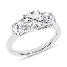 Load image into Gallery viewer, 3-Stone Ring (Round)