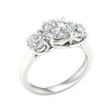 Load image into Gallery viewer, 3-Stone Ring (Round)