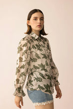 Load image into Gallery viewer, Forest Muse Printed Top - Olive Bloom