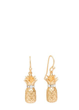 Load image into Gallery viewer, Pineapple Earrings White Opal