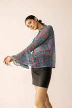 Load image into Gallery viewer, Rosette Reverie Top - Blue