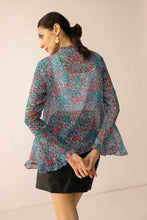 Load image into Gallery viewer, Rosette Reverie Top - Blue