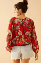 Load image into Gallery viewer, Rylee River Peplum Top