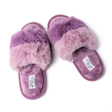 Load image into Gallery viewer, Cotton Candy Puff Slippers, 3 asst