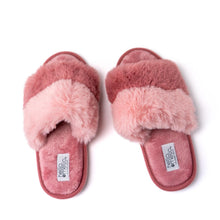 Load image into Gallery viewer, Cotton Candy Puff Slippers, 3 asst