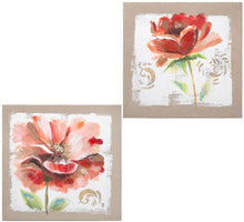 Load image into Gallery viewer, Poppy Canvas Wall Art, 2 Asst