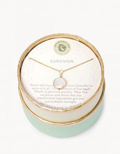 Load image into Gallery viewer, Sea La Vie Survivor Coin Pearl Necklace