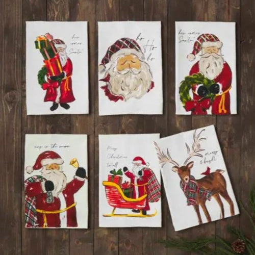 Printed Santa Towels