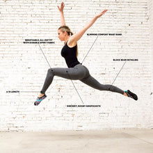 Load image into Gallery viewer, Black Active Lifestyle Leggings