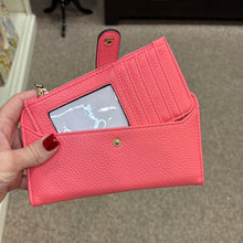 Load image into Gallery viewer, Macy Wallet- Coral Pink