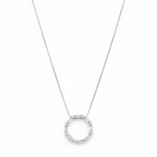 Load image into Gallery viewer, Diamond Circle Pendant Necklace