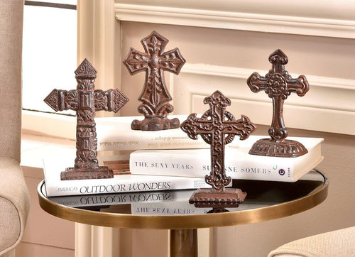 Cast Iron Table Cross, 4 Asst.