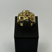 Load image into Gallery viewer, Men’s Gold Nugget Style Ring