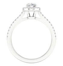 Load image into Gallery viewer, 1.25 ctw Oval Halo Engagement Ring