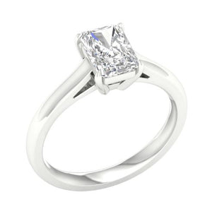 1.25 ctw Radiant Solitaire Ring