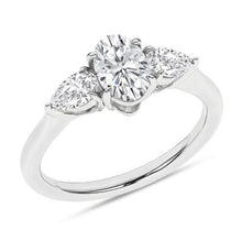Load image into Gallery viewer, 1.5 ctw 3 Stone Ring