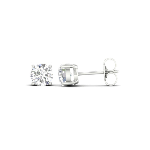 1 1/2 ctw Round Solitaire Earrings Studs