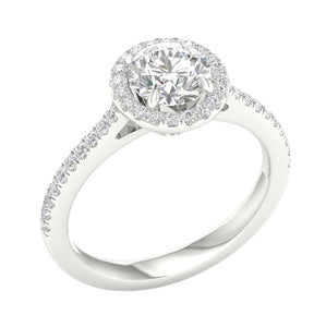 1.75 ctw Round Brilliant Halo Engagement Ring